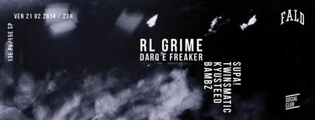 Bannière soirée Social Club - FALD flyer RL GRIME banner