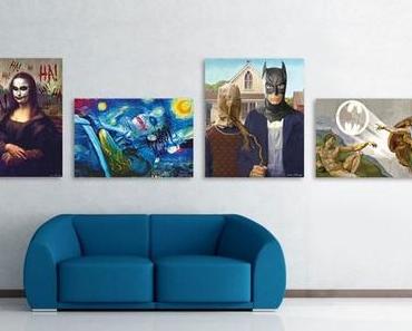 Batman & co s’incrustent dans des tableaux mythiques