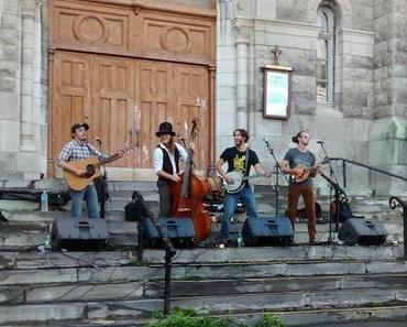 Dylan Perron et Élixir de Gumbo: bluegrass survolté sur le parvis