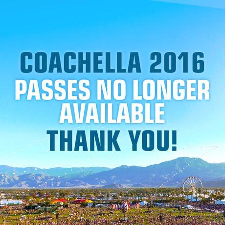 Coachella est déjà sold out