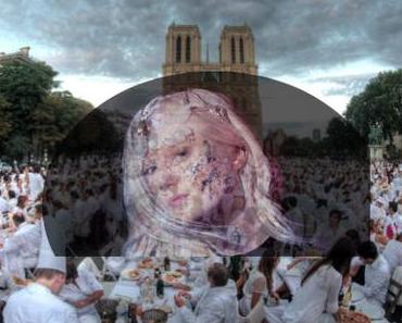 Le buffet : dîner en blanc avec Fanny Bloom