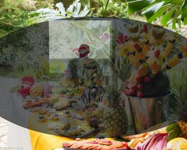 Le buffet : festin tropical avec CRi