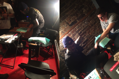 Ne pas se battre au lancement de La Carabine Photo: Catherine Guay