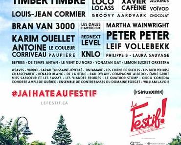 Programmation du Festif! : notre accord mets spectacles