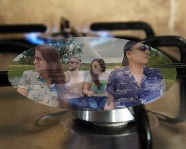 Le buffet : Syzzors sur le brûleur de camping