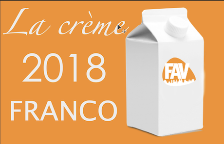 TOP 2018 FRANCO positions 10 à 1