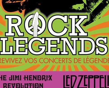 Rock Legends revient en tournée à l'Olympia avec Jimi Hendrix et Led Zeppelin !